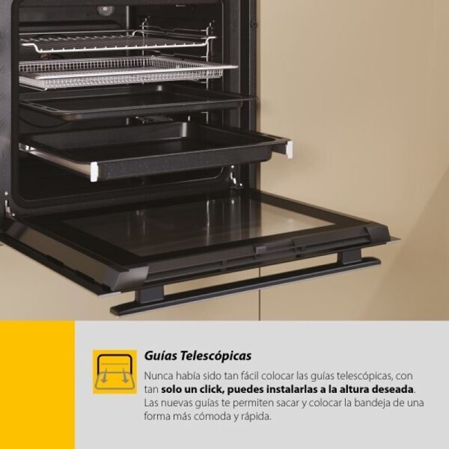 Four Encastrable Whirlpool WOI4S8PM1SB  73L Pyrolyse AirFry