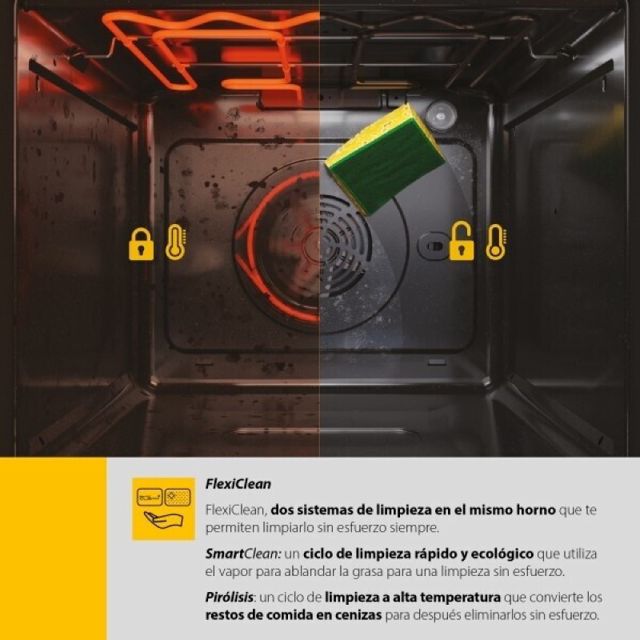 Four Encastrable Whirlpool WOI4S8PM1SB  73L Pyrolyse AirFry