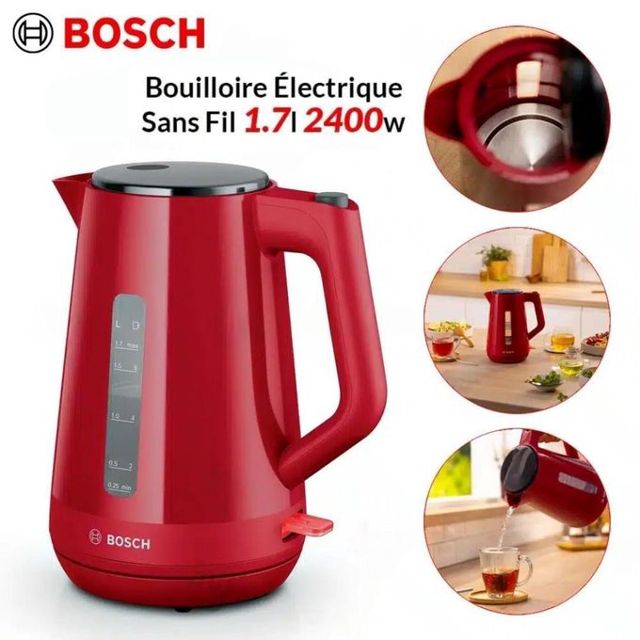 Bosch  Bouilloire TWK1M124 Rouge MyMoment 1.7L 2400W