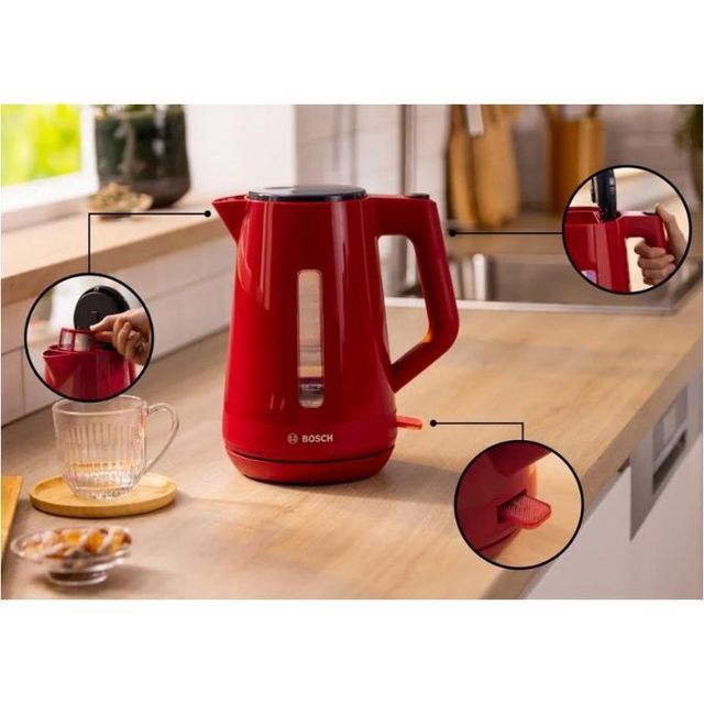 Bosch  Bouilloire TWK1M124 Rouge MyMoment 1.7L 2400W