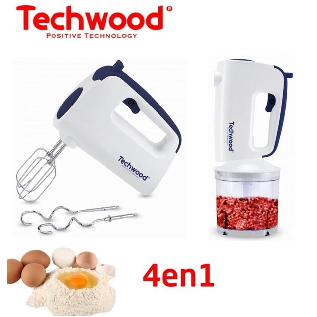 Techwood Batteur 300w  4en1 Tmh-8300