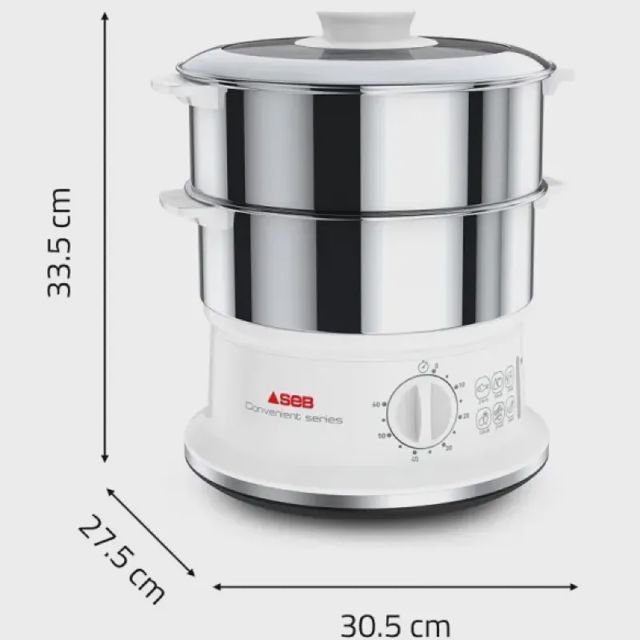 Seb  Cuiseur vapeur VC145100 Capacité bol 6 L Minuteur