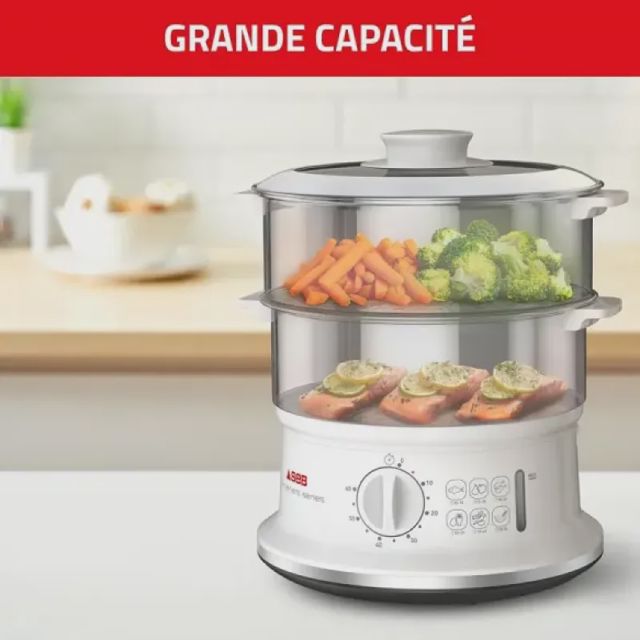 Seb  Cuiseur vapeur VC145100 Capacité bol 6 L Minuteur