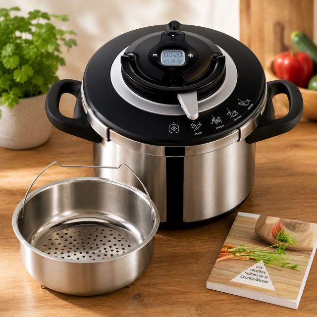 SEB cocotte clipso+ Chef+ 4.5L  4programmes