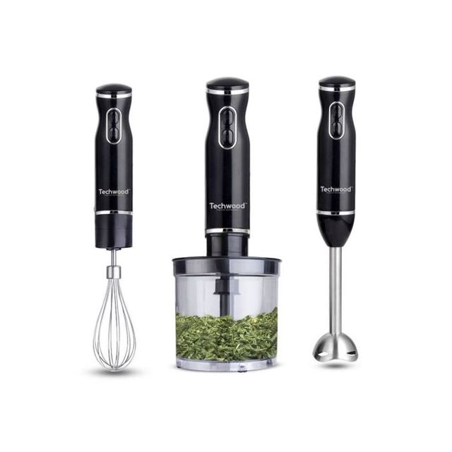 Techwood Mixeur plongeant 3en1 600W  TMS-9666