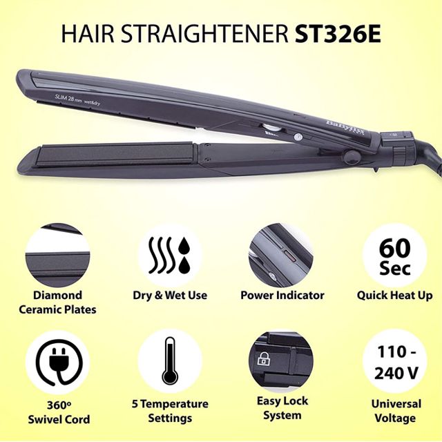 Babyliss Paris ST326E Lisseur slim 28mm 235°C  Noir