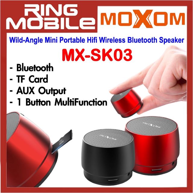 MOXOM Mini haut-parleur Bluetooth sans fil  SD MX-SK03