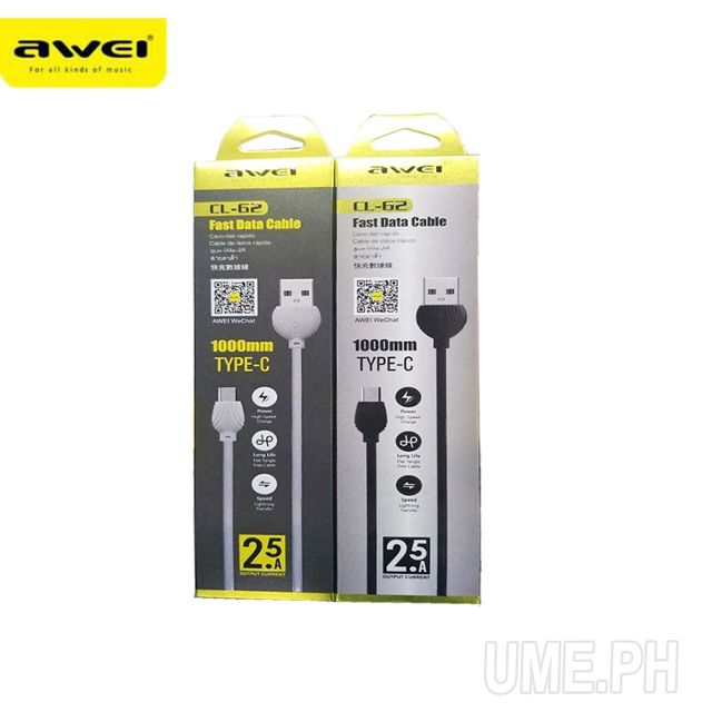 AWEI USB Type C Câble et  chargeur rapide  CL-62
