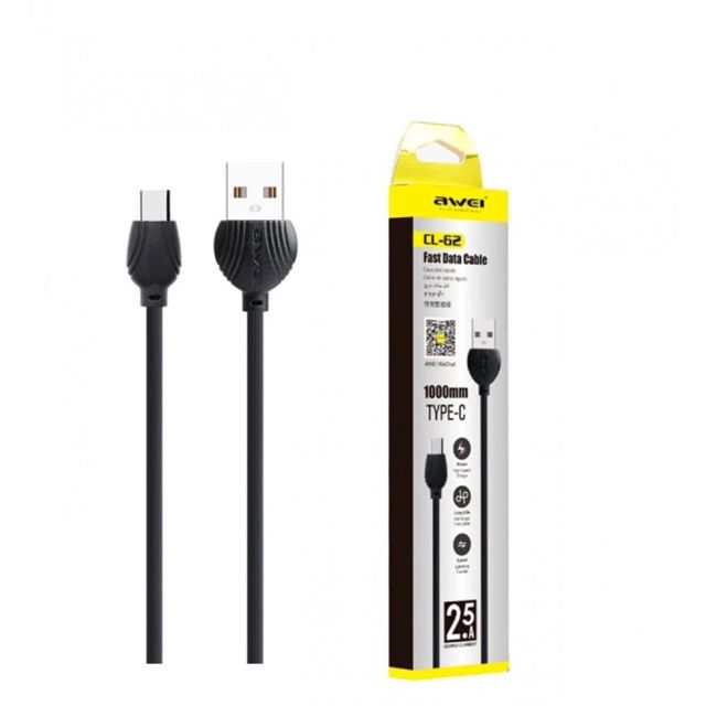 AWEI USB Type C Câble et chargeur rapide CL-62