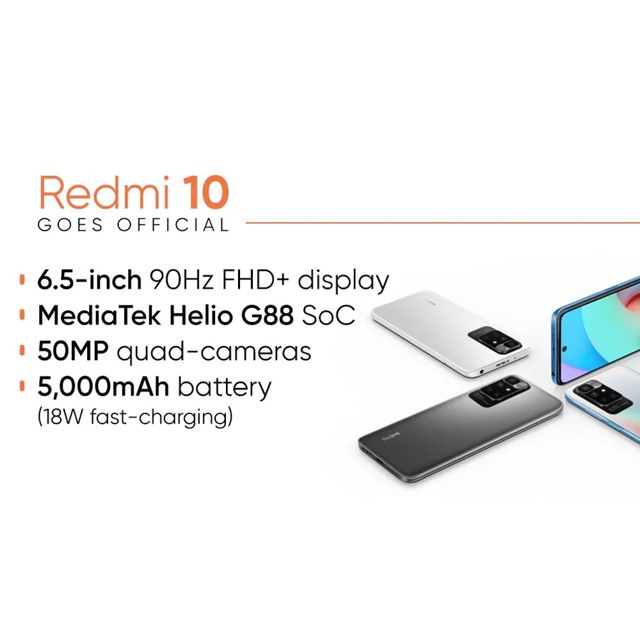 Xiaomi Redmi 10 Smartphone - 64/4 GB